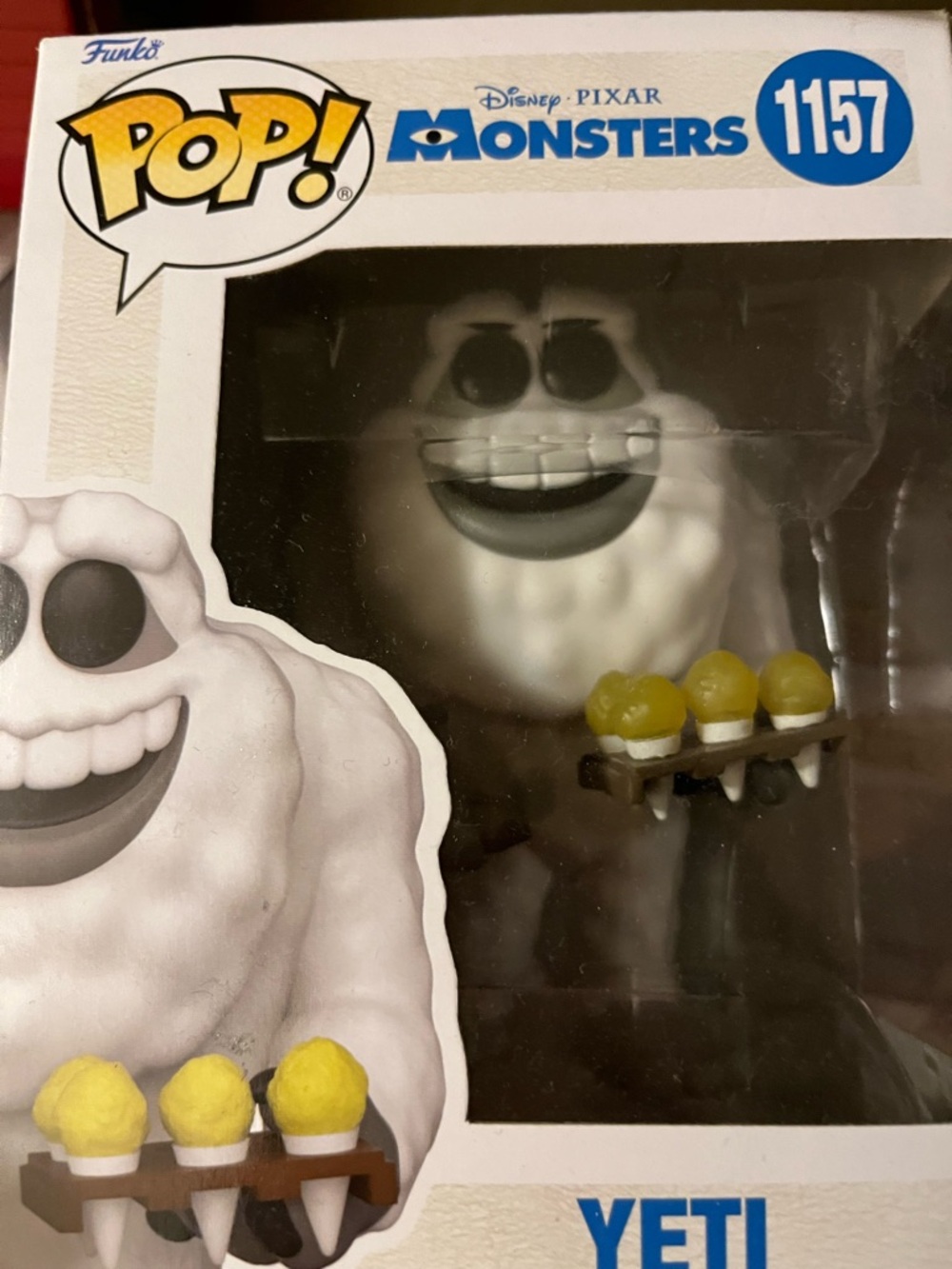 Funko Pop! Monsters Yeti Figure - White with Yellow Cones